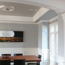 Modern color and metallic ceiling